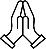 praying hands.
